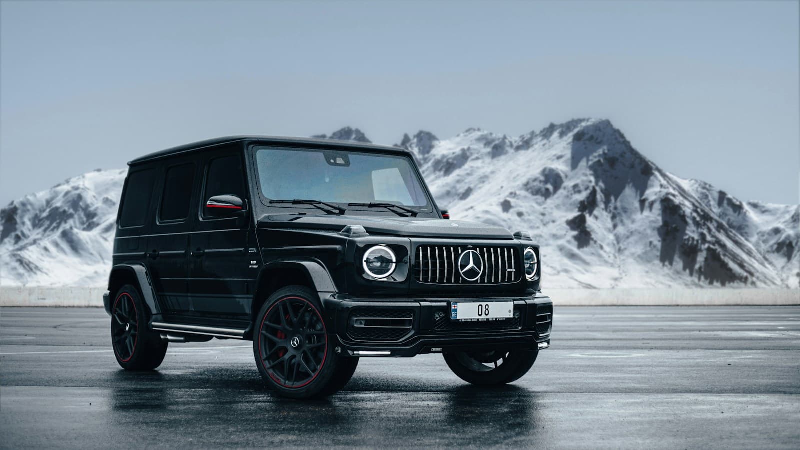 Black Mercedes-AMG G 63 ready for assessment